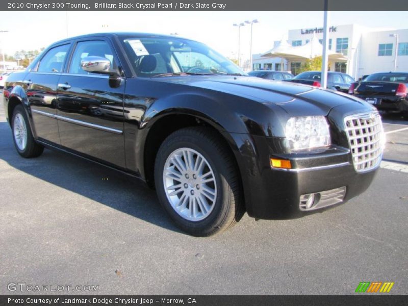 Brilliant Black Crystal Pearl / Dark Slate Gray 2010 Chrysler 300 Touring