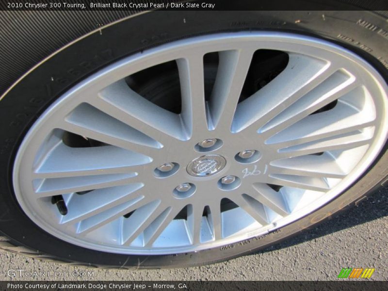 Brilliant Black Crystal Pearl / Dark Slate Gray 2010 Chrysler 300 Touring