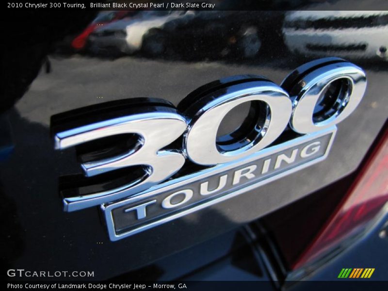 Brilliant Black Crystal Pearl / Dark Slate Gray 2010 Chrysler 300 Touring