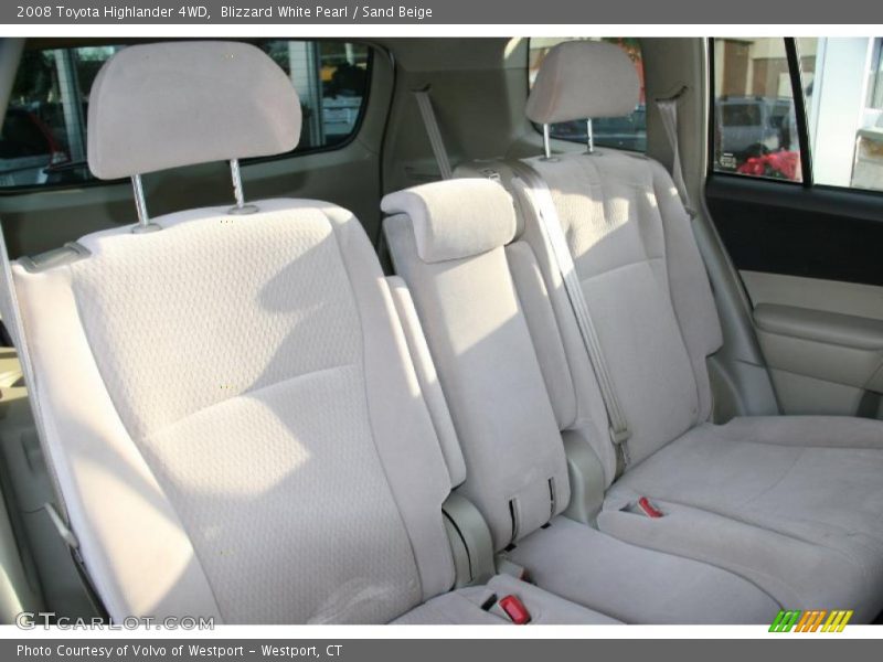 Blizzard White Pearl / Sand Beige 2008 Toyota Highlander 4WD