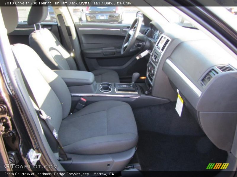Brilliant Black Crystal Pearl / Dark Slate Gray 2010 Chrysler 300 Touring