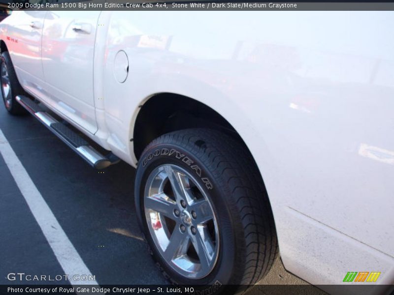 Stone White / Dark Slate/Medium Graystone 2009 Dodge Ram 1500 Big Horn Edition Crew Cab 4x4