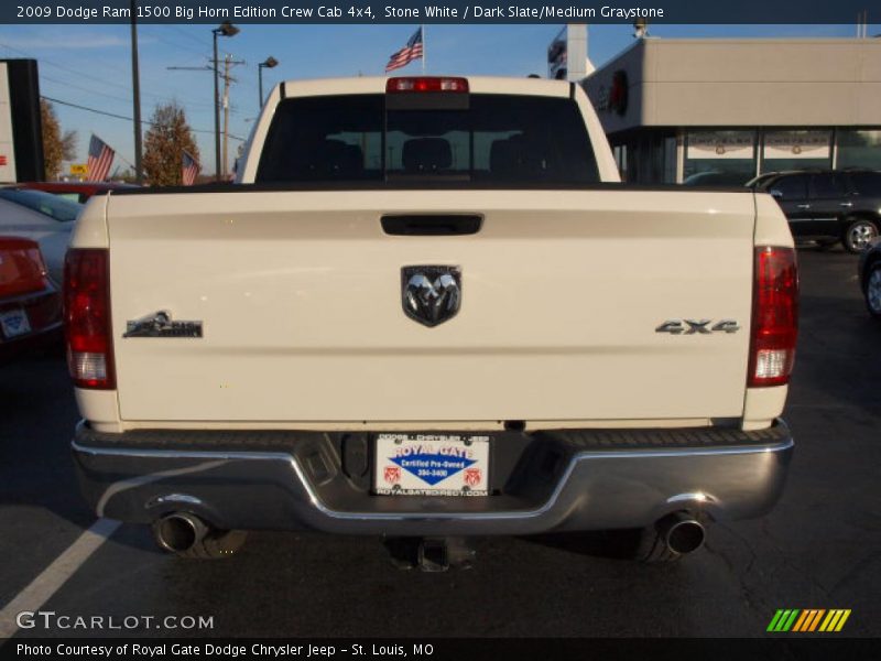 Stone White / Dark Slate/Medium Graystone 2009 Dodge Ram 1500 Big Horn Edition Crew Cab 4x4