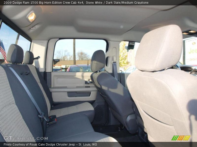Stone White / Dark Slate/Medium Graystone 2009 Dodge Ram 1500 Big Horn Edition Crew Cab 4x4