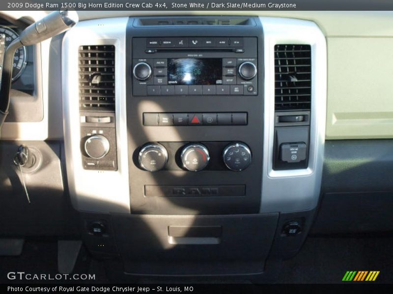 Stone White / Dark Slate/Medium Graystone 2009 Dodge Ram 1500 Big Horn Edition Crew Cab 4x4