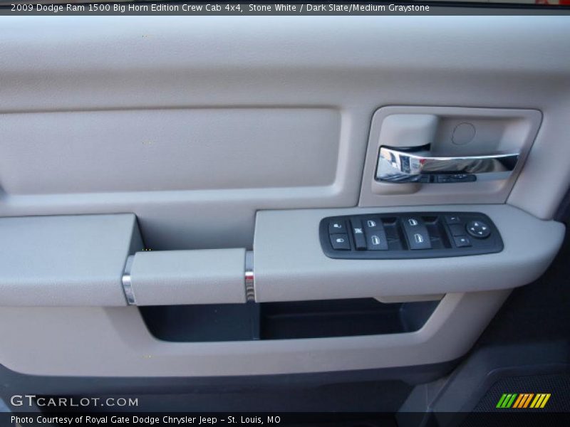 Stone White / Dark Slate/Medium Graystone 2009 Dodge Ram 1500 Big Horn Edition Crew Cab 4x4