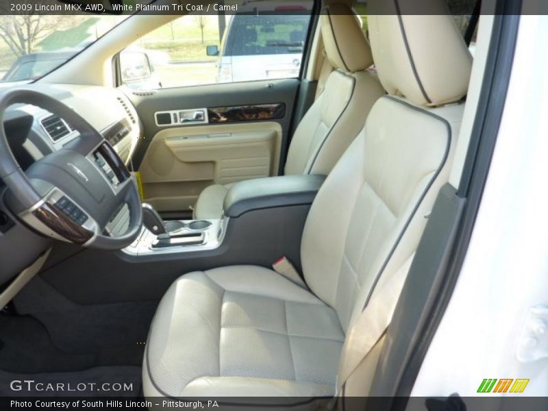 White Platinum Tri Coat / Camel 2009 Lincoln MKX AWD