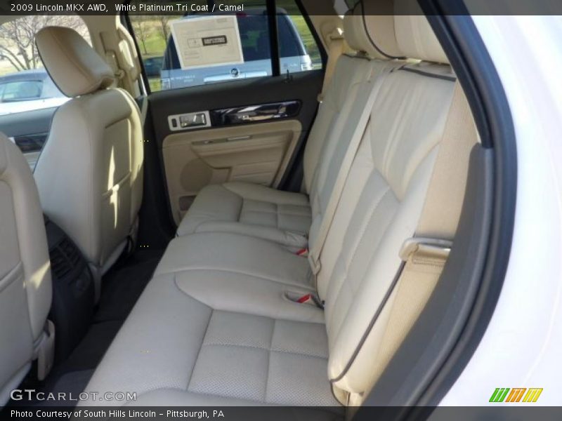 White Platinum Tri Coat / Camel 2009 Lincoln MKX AWD