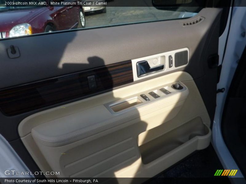 White Platinum Tri Coat / Camel 2009 Lincoln MKX AWD