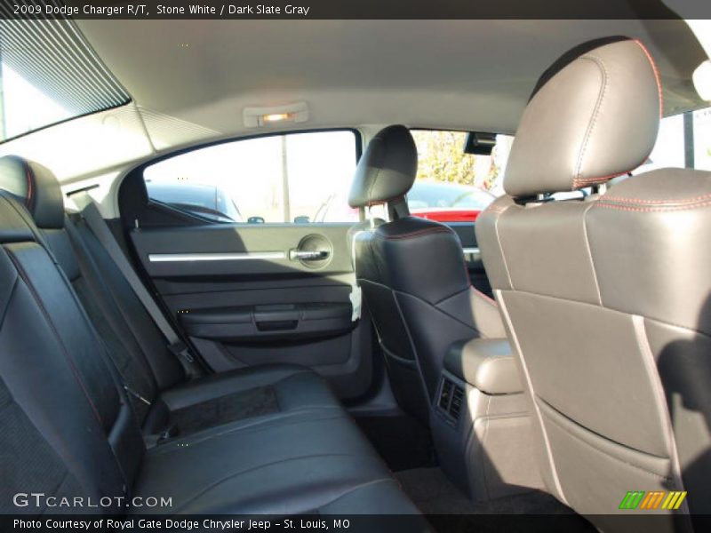 Stone White / Dark Slate Gray 2009 Dodge Charger R/T