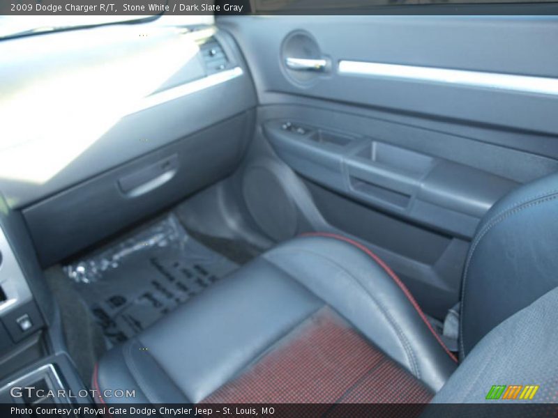 Stone White / Dark Slate Gray 2009 Dodge Charger R/T