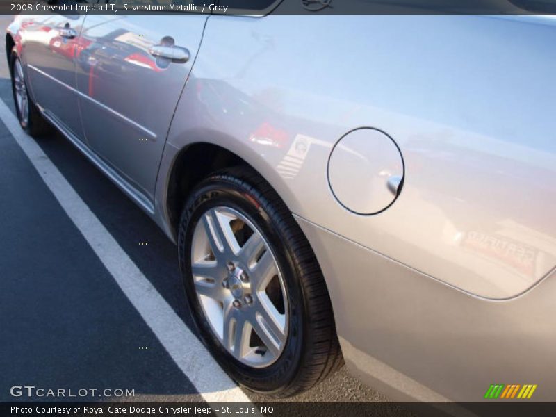 Silverstone Metallic / Gray 2008 Chevrolet Impala LT