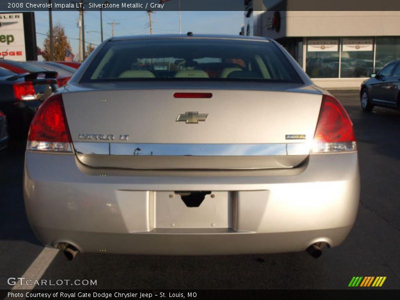Silverstone Metallic / Gray 2008 Chevrolet Impala LT