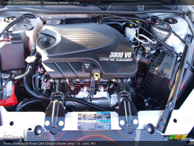 Silverstone Metallic / Gray 2008 Chevrolet Impala LT