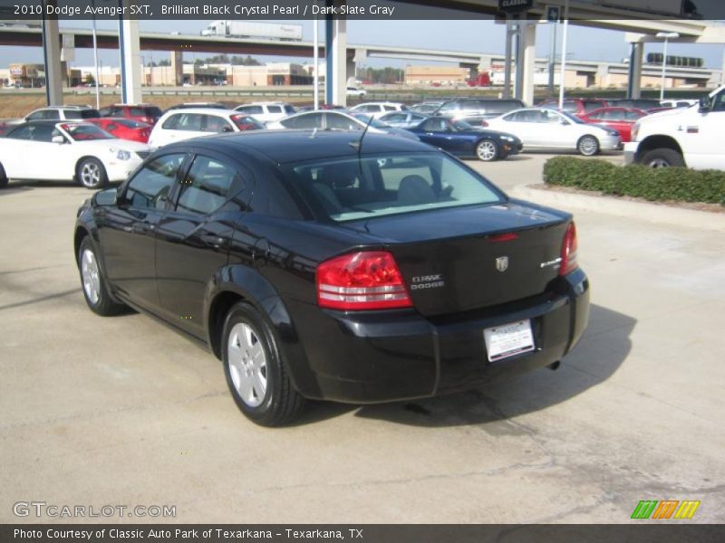 Brilliant Black Crystal Pearl / Dark Slate Gray 2010 Dodge Avenger SXT