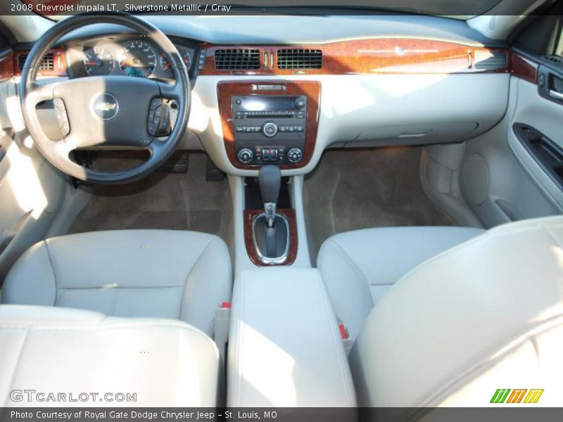 Silverstone Metallic / Gray 2008 Chevrolet Impala LT