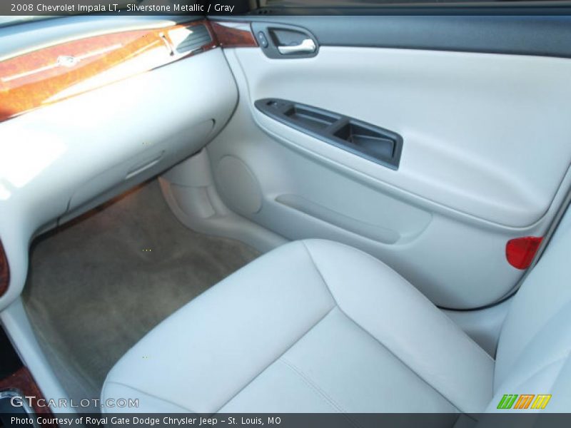 Silverstone Metallic / Gray 2008 Chevrolet Impala LT