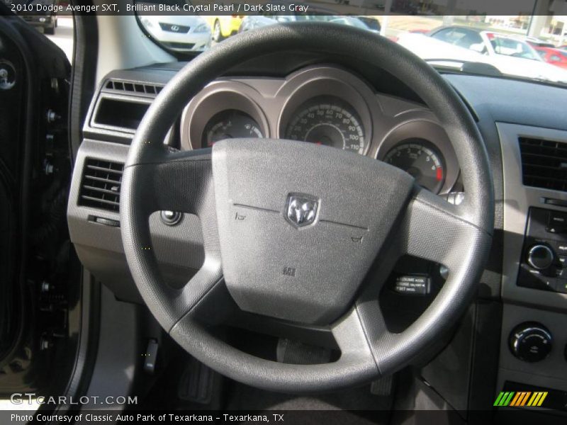 Brilliant Black Crystal Pearl / Dark Slate Gray 2010 Dodge Avenger SXT