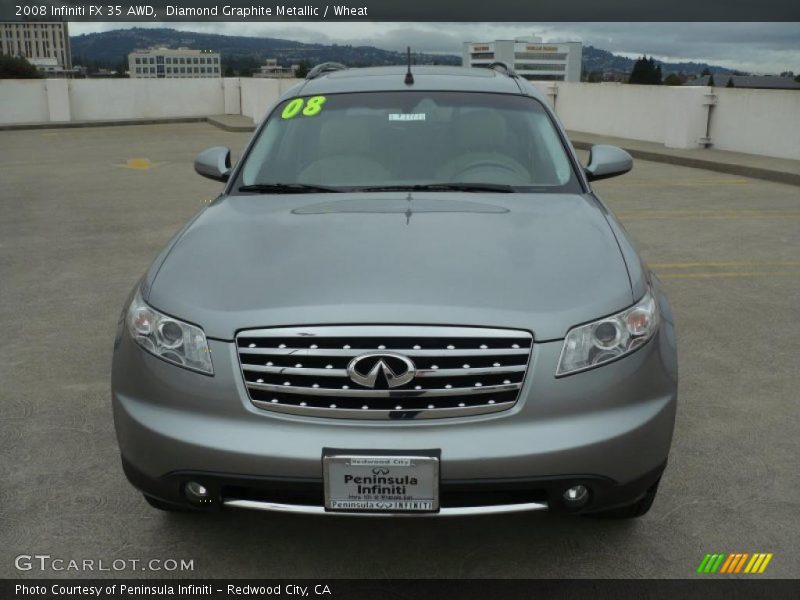 Diamond Graphite Metallic / Wheat 2008 Infiniti FX 35 AWD