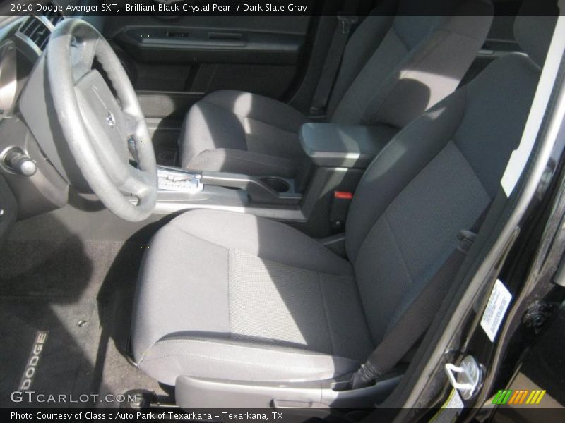 Brilliant Black Crystal Pearl / Dark Slate Gray 2010 Dodge Avenger SXT