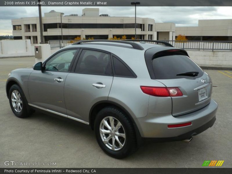 Diamond Graphite Metallic / Wheat 2008 Infiniti FX 35 AWD