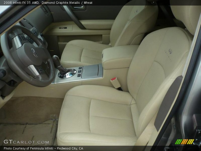 Diamond Graphite Metallic / Wheat 2008 Infiniti FX 35 AWD