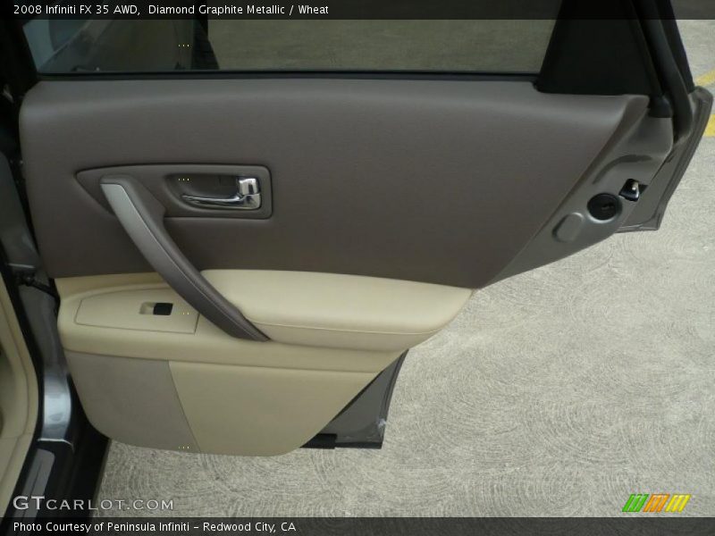 Diamond Graphite Metallic / Wheat 2008 Infiniti FX 35 AWD