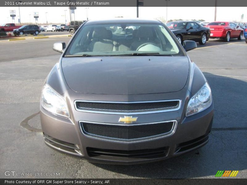 Taupe Gray Metallic / Titanium 2011 Chevrolet Malibu LS