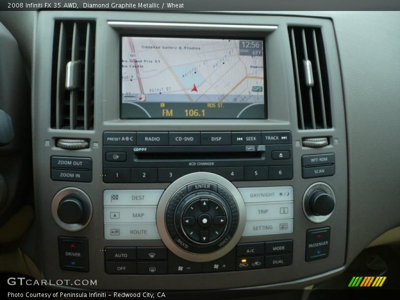Diamond Graphite Metallic / Wheat 2008 Infiniti FX 35 AWD
