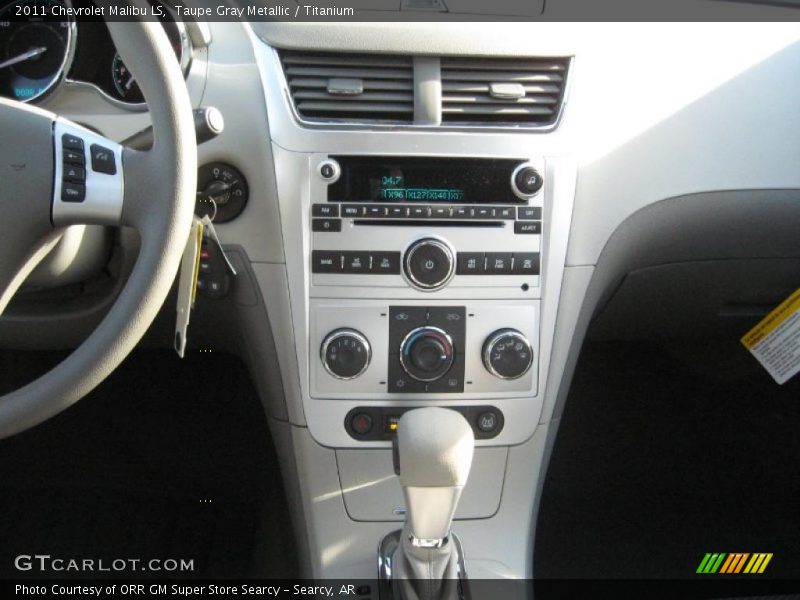 Taupe Gray Metallic / Titanium 2011 Chevrolet Malibu LS