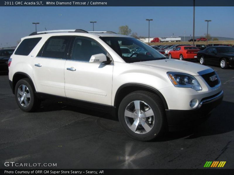 White Diamond Tintcoat / Cashmere 2011 GMC Acadia SLT
