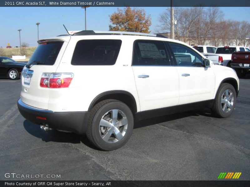 White Diamond Tintcoat / Cashmere 2011 GMC Acadia SLT