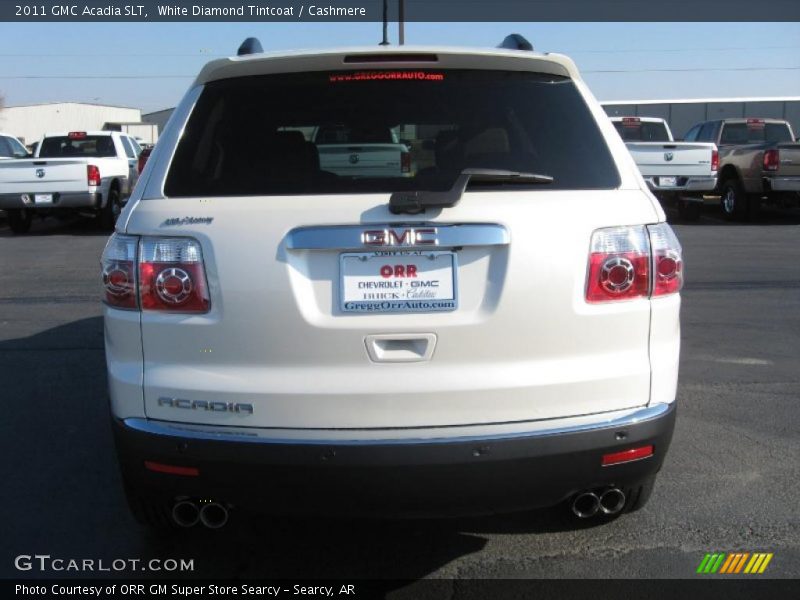 White Diamond Tintcoat / Cashmere 2011 GMC Acadia SLT