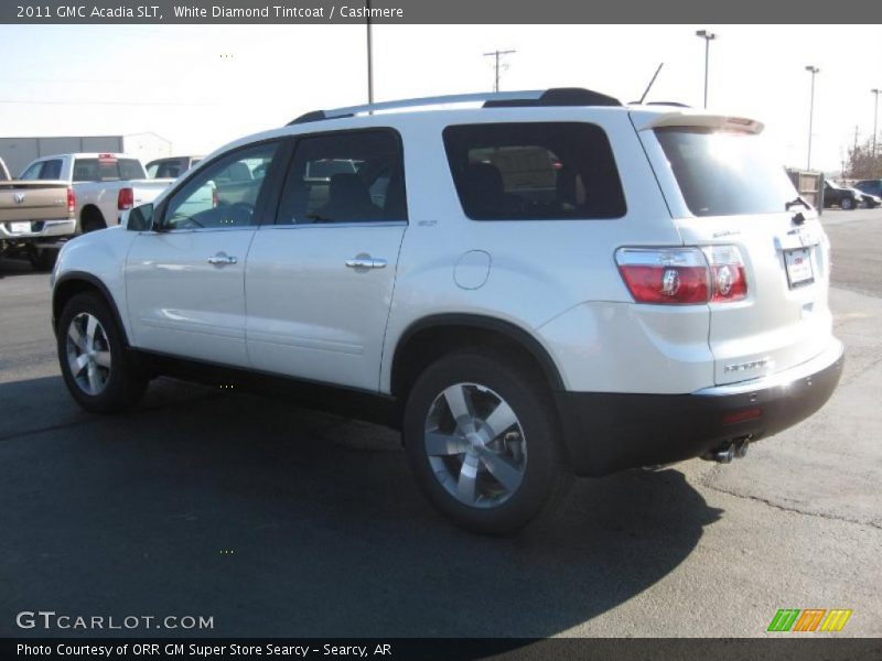 White Diamond Tintcoat / Cashmere 2011 GMC Acadia SLT