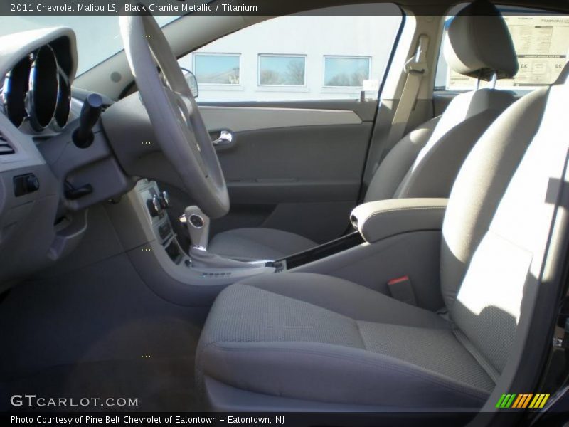 Black Granite Metallic / Titanium 2011 Chevrolet Malibu LS