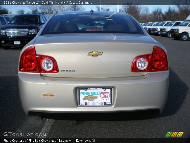 Gold Mist Metallic / Cocoa/Cashmere 2011 Chevrolet Malibu LS