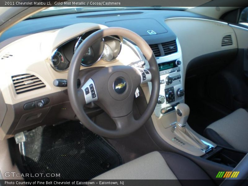 Gold Mist Metallic / Cocoa/Cashmere 2011 Chevrolet Malibu LS