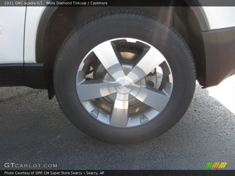 White Diamond Tintcoat / Cashmere 2011 GMC Acadia SLT
