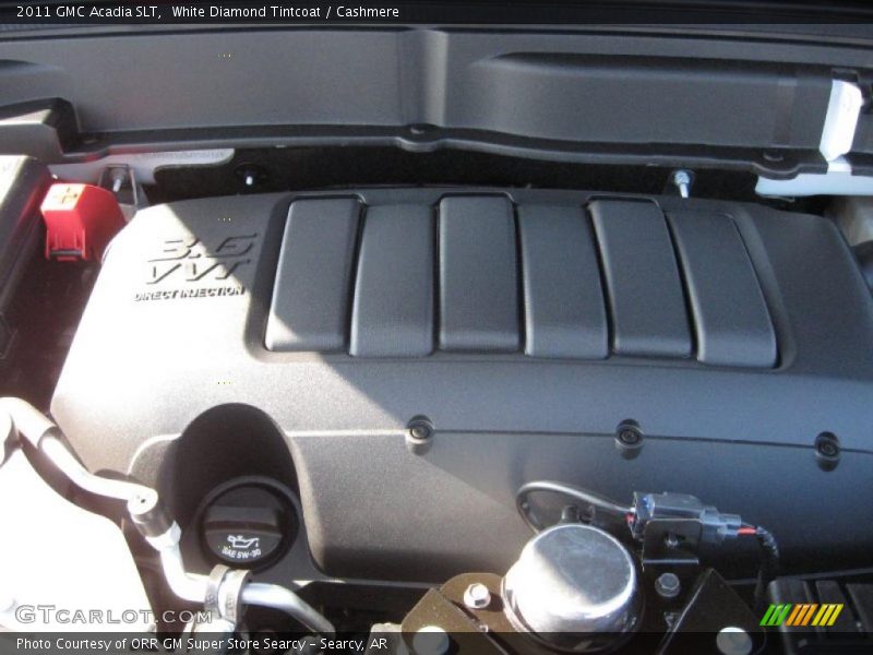 White Diamond Tintcoat / Cashmere 2011 GMC Acadia SLT