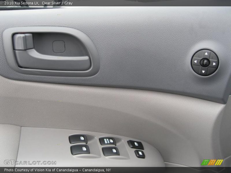 Clear Silver / Gray 2010 Kia Sedona LX