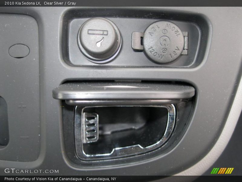 Clear Silver / Gray 2010 Kia Sedona LX