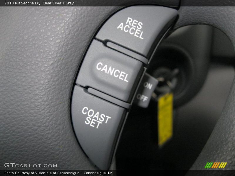 Clear Silver / Gray 2010 Kia Sedona LX