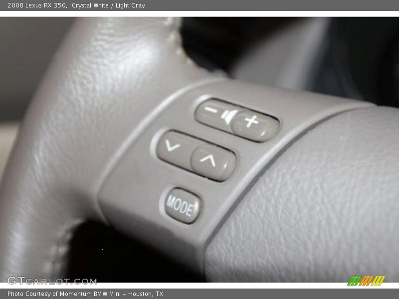 Crystal White / Light Gray 2008 Lexus RX 350