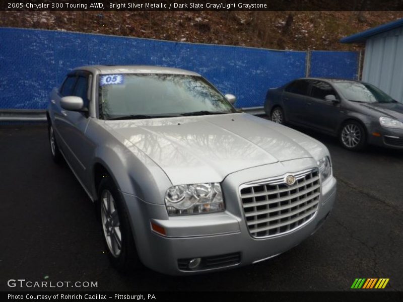 Bright Silver Metallic / Dark Slate Gray/Light Graystone 2005 Chrysler 300 Touring AWD