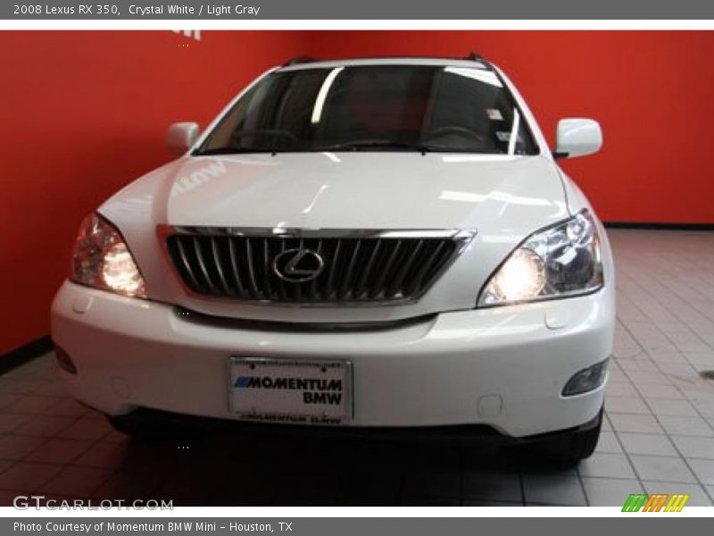 Crystal White / Light Gray 2008 Lexus RX 350