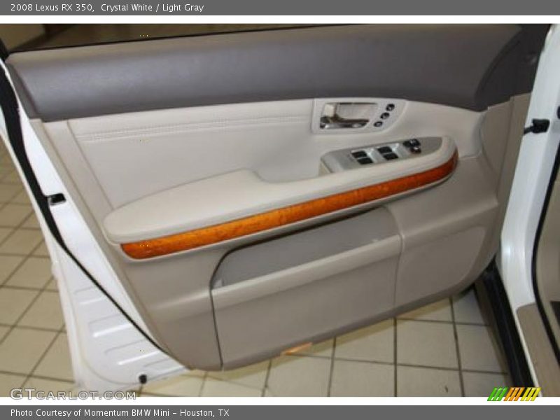 Crystal White / Light Gray 2008 Lexus RX 350