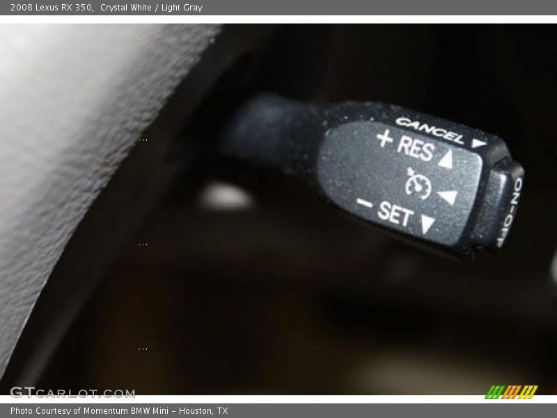 Crystal White / Light Gray 2008 Lexus RX 350