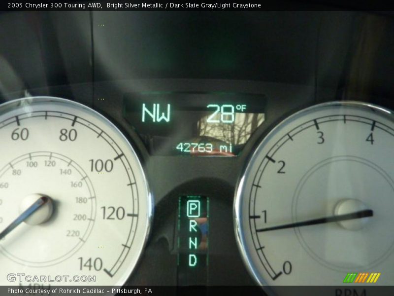 Bright Silver Metallic / Dark Slate Gray/Light Graystone 2005 Chrysler 300 Touring AWD