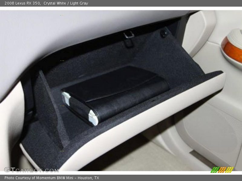 Crystal White / Light Gray 2008 Lexus RX 350