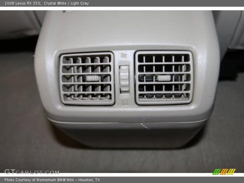 Crystal White / Light Gray 2008 Lexus RX 350